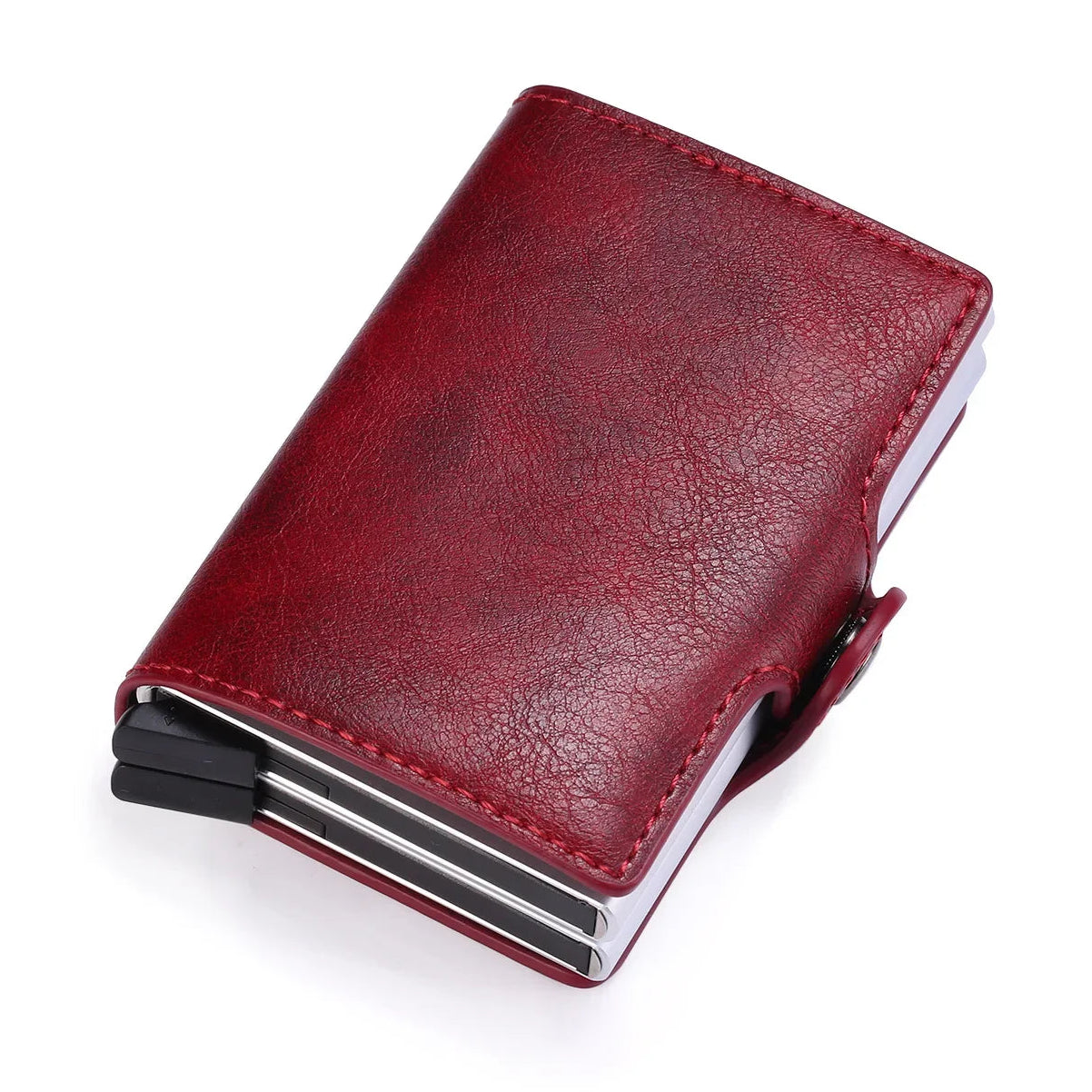 Herren Geldbeutel mit Kartenmechanismus und RFID-Schutz – Kompaktes Design mit Kartenhalter