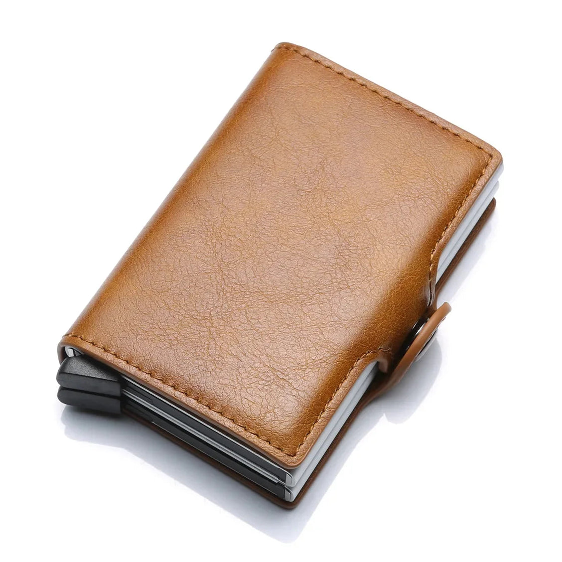 Herren Geldbeutel mit Kartenmechanismus und RFID-Schutz – Kompaktes Design mit Kartenhalter