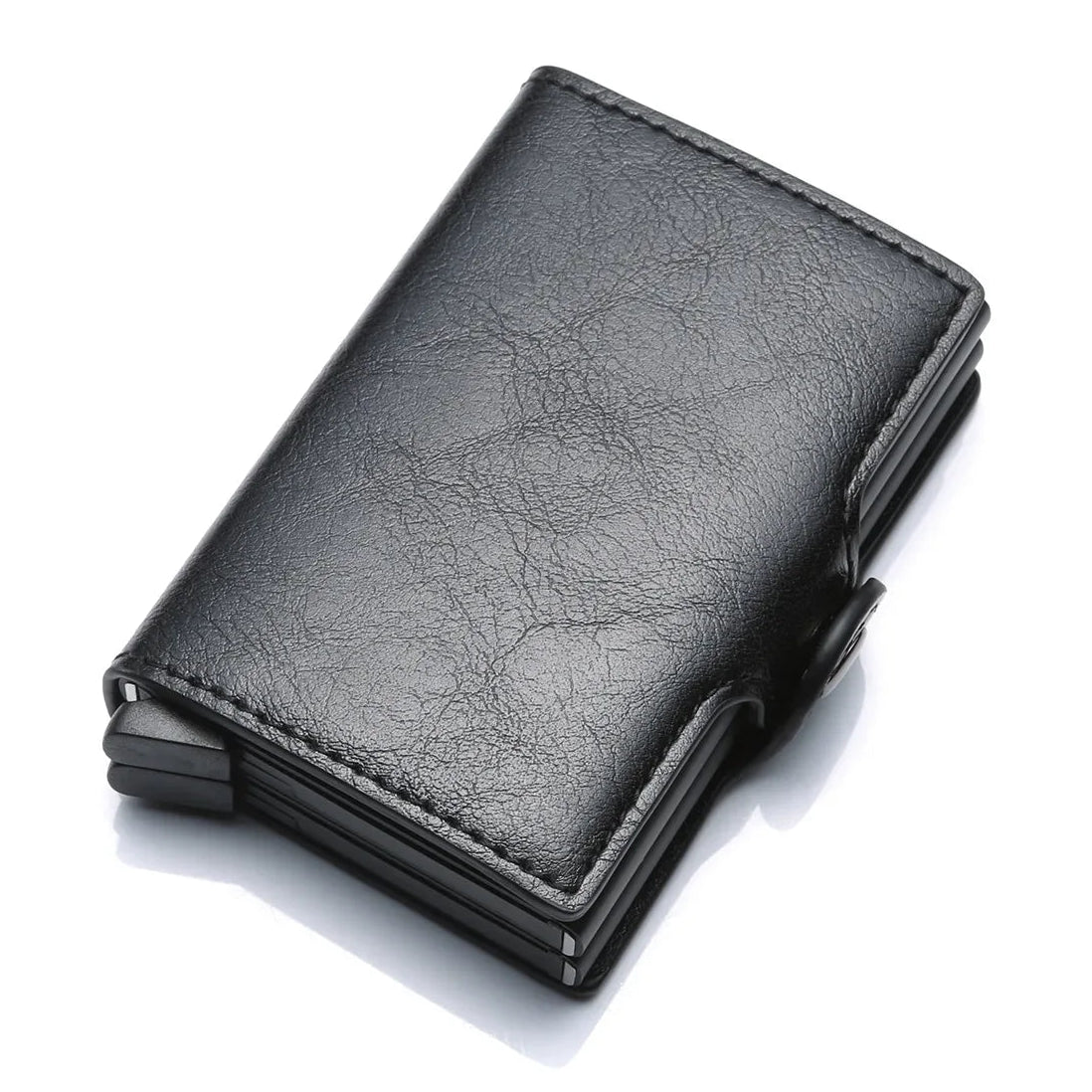 Herren Geldbeutel mit Kartenmechanismus und RFID-Schutz – Kompaktes Design mit Kartenhalter